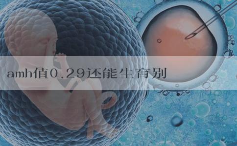 amh值0.29还能生育别担心，3万够吗？