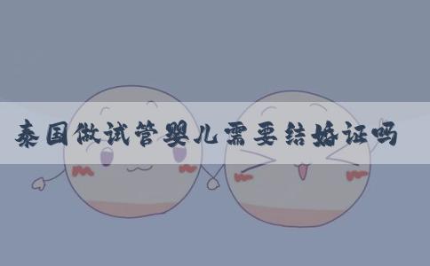 泰国做试管婴儿需要结婚证吗?还需要什么手续呢? 泰国做试管婴儿需要结婚证吗?还需要什么手续呢?