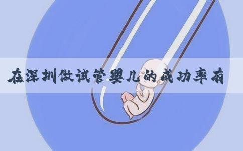 在深圳做试管婴儿的成功率有多少，费用大概是多少！