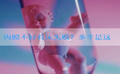 内膜不好着床失败？多半是这4个原因！养膜关键在这里！