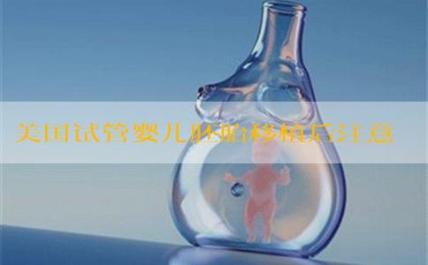 美国试管婴儿胚胎移植后注意事项有哪些！详细价格明细！