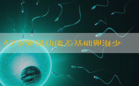 42岁卵巢功能差基础卵泡少怎么办？